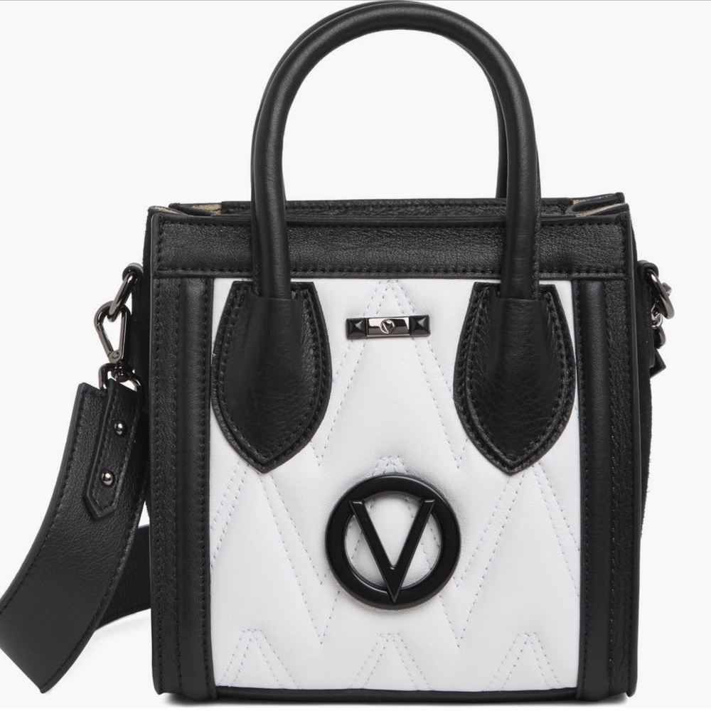 NWT-VALENTINO BY MARIO VALENTINO Eva Quilted Convertible Top Handle Bag